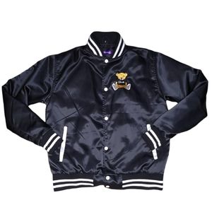 PANACHE 1989 SATIN BEAR BOMBER STYLE JACKET